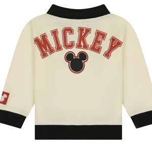 BRAND NEW Disney Mickey Mouse Kids Shirt - Cream and Black Size 5T